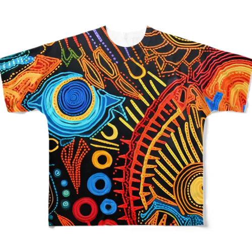 Psychede Calico #1 All-Over Print T-Shirt