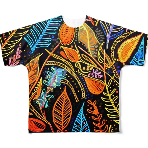 Psychede Calico #2 All-Over Print T-Shirt