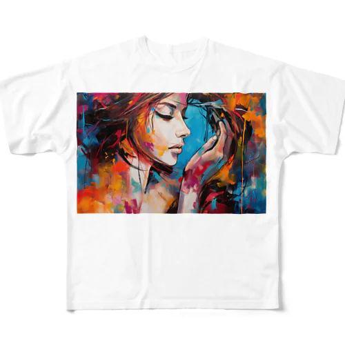 ビューティーアーティスト All-Over Print T-Shirt