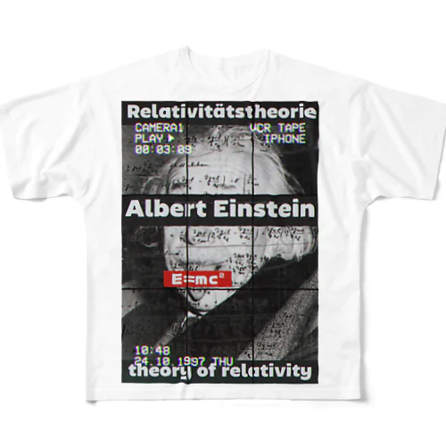 アインシュタイン All-Over Print T-Shirt
