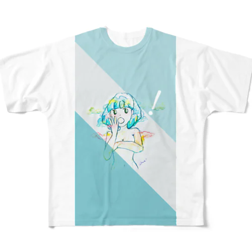 記号姉妹　！ちゃん All-Over Print T-Shirt