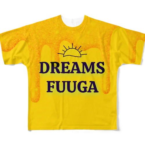 Dreams  Fuuga 黄色 All-Over Print T-Shirt