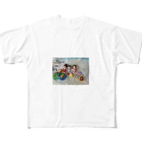 nuinuiサマーバカンス All-Over Print T-Shirt