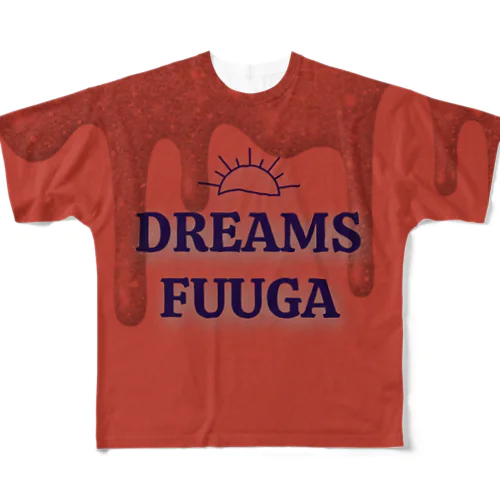 Dreams  Fuuga 赤 All-Over Print T-Shirt