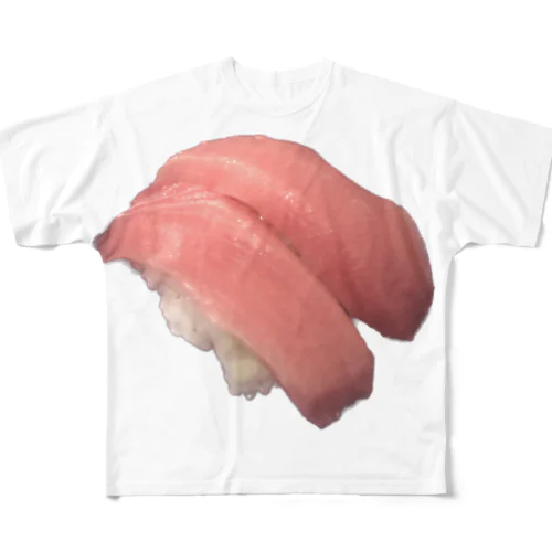 SUSHI！medium-fatty tuna All-Over Print T-Shirt