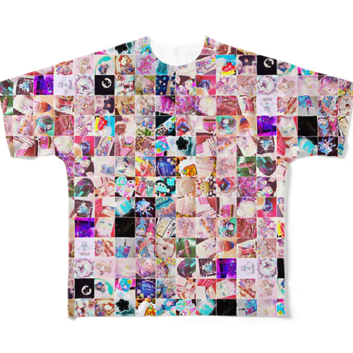 【展示のみ】リノスタグラム フルグラフィックTシャツ