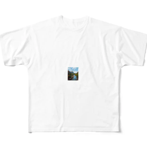 自然の景色で癒やされたい All-Over Print T-Shirt