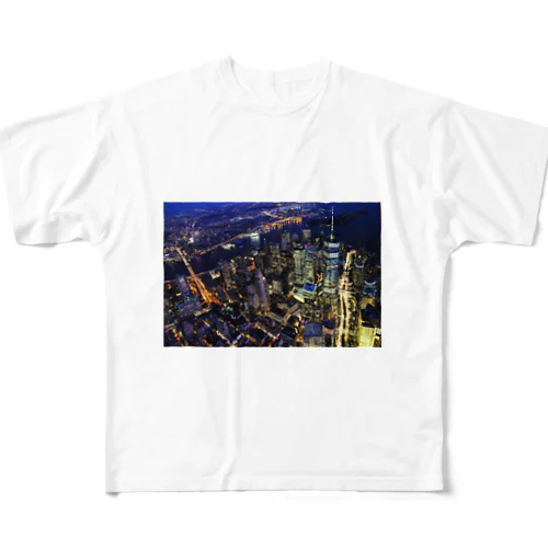 ニューヨーク市街地 All-Over Print T-Shirt