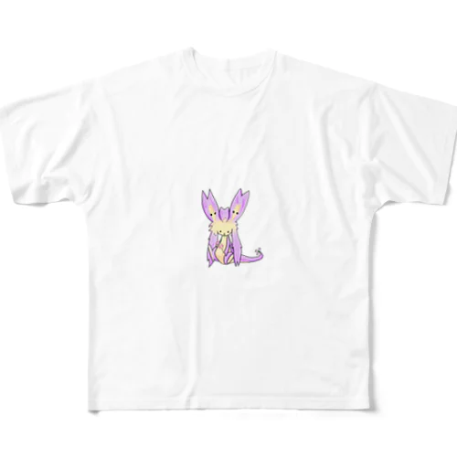 さくら🌸わんこ🐶のさくここちゃん フルグラフィックTシャツ