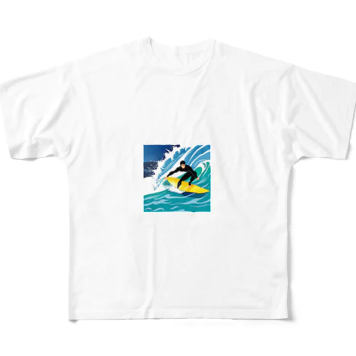 Surf design2 풀그래픽 티셔츠