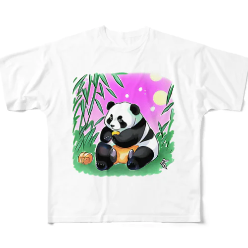 夏のパンダ All-Over Print T-Shirt