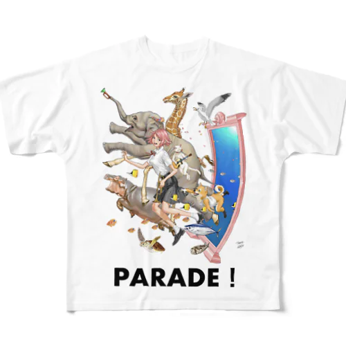 パレード！　 All-Over Print T-Shirt