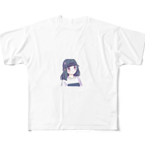 かわいい女の子 All-Over Print T-Shirt