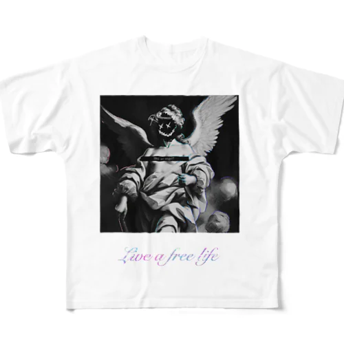 like an angel? フルグラフィックTシャツ