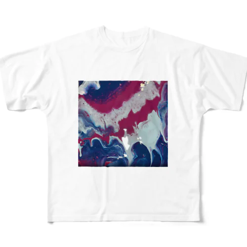 紫陽花 All-Over Print T-Shirt