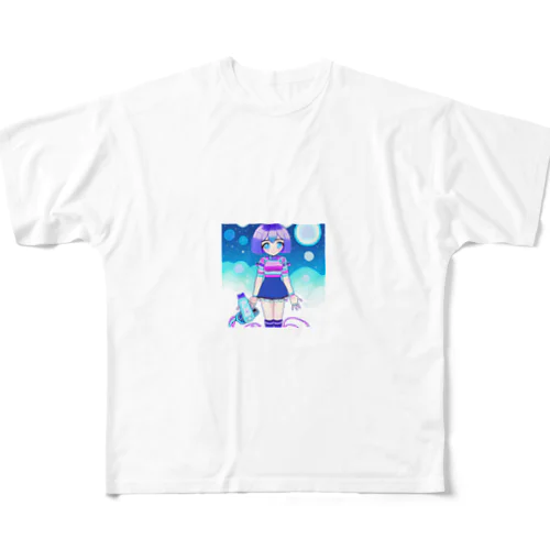 ルナちゃん All-Over Print T-Shirt