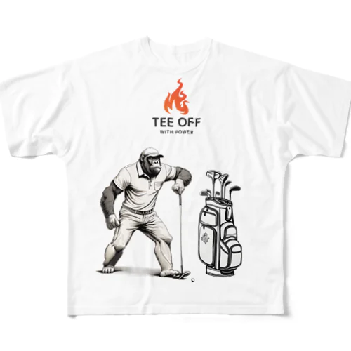 ゴリラゴルフ All-Over Print T-Shirt