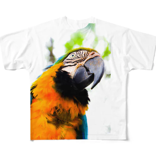 Parrot All-Over Print T-Shirt