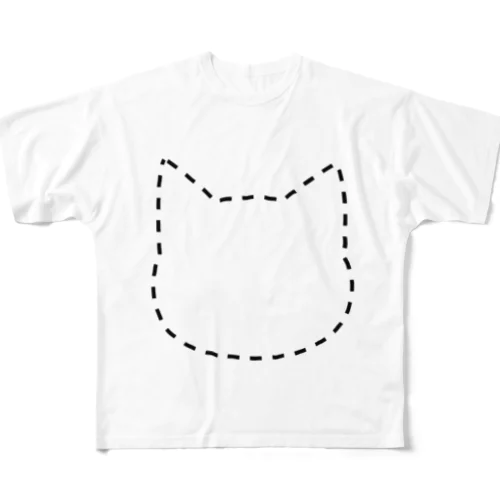 とうめいねこちゃん All-Over Print T-Shirt