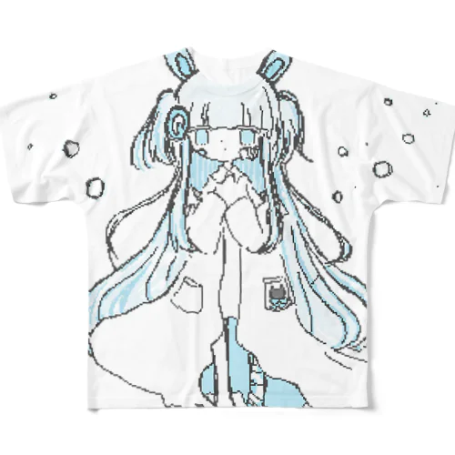 うさうさばにー フルグラフィックTシャツ