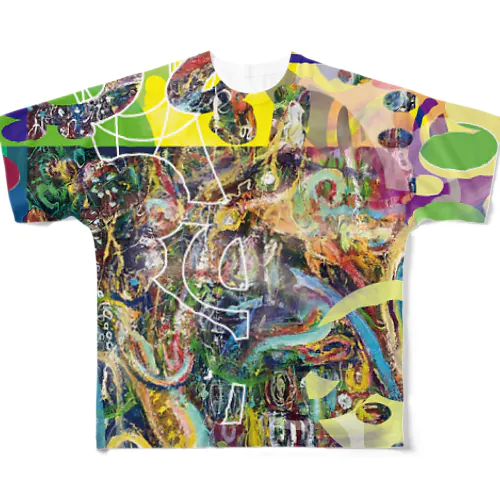 今日は爆発気分 All-Over Print T-Shirt