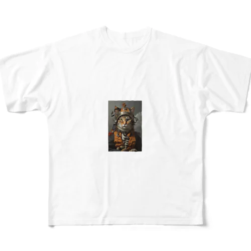 クールなネコ All-Over Print T-Shirt