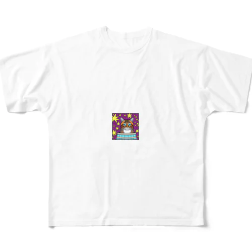 ウイスキーキャット All-Over Print T-Shirt