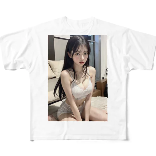 美少女 All-Over Print T-Shirt