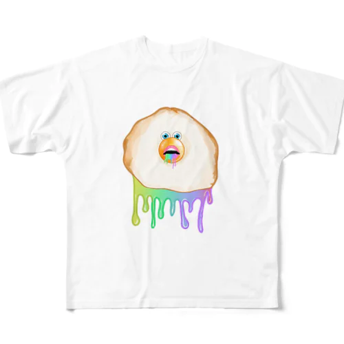 Flew Egg All-Over Print T-Shirt