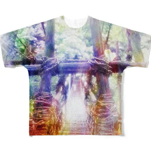 Iyano Kazura Bridge All-Over Print T-Shirt