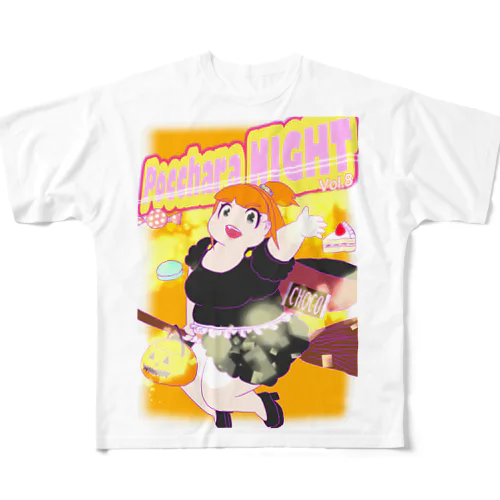 ぽっちゃりイベントのTシャツ フルグラフィックTシャツ