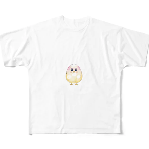 たまぴよ フルグラフィックTシャツ