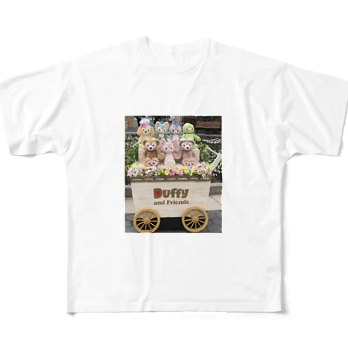 ダッフィフレンズ All-Over Print T-Shirt