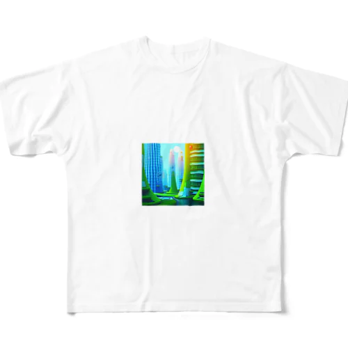 未来都市TANTAN All-Over Print T-Shirt