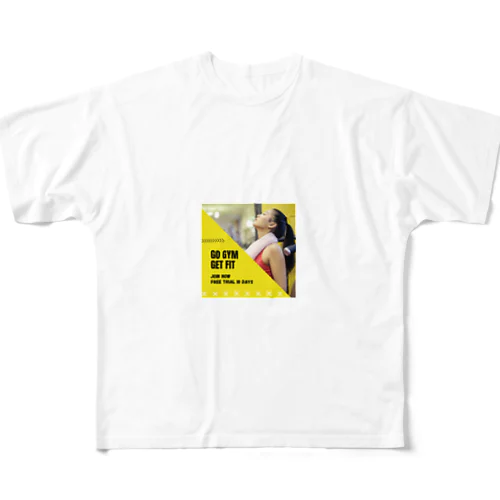 Let's go GYM....Yeeeessss All-Over Print T-Shirt