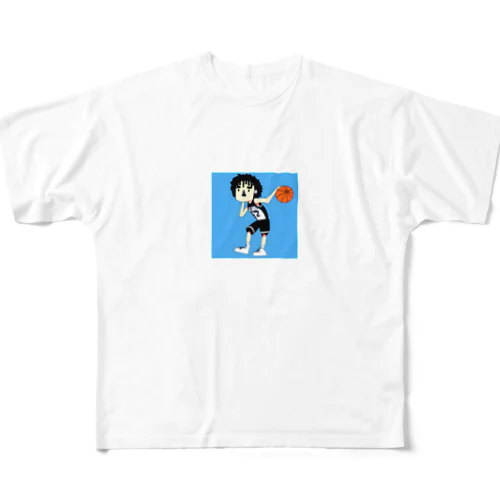 バスケットくん All-Over Print T-Shirt