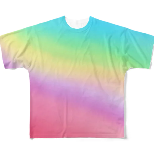 あの素晴らしい色をもう一度（宇宙魚の鱗の輝き） All-Over Print T-Shirt
