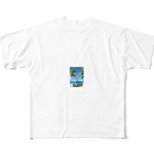 ハワイ　車 All-Over Print T-Shirt