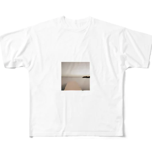 海の黄昏 All-Over Print T-Shirt