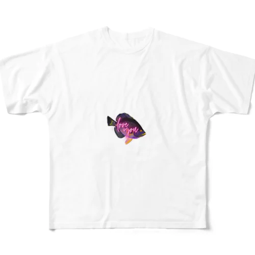 Love fish All-Over Print T-Shirt