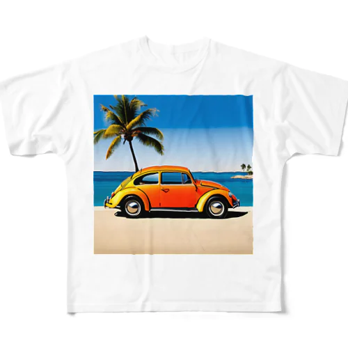 ボサノヴァビーチ All-Over Print T-Shirt