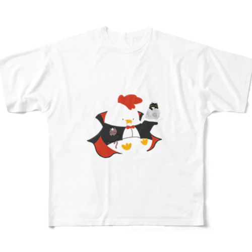 ヴァンパイアNIWATORI All-Over Print T-Shirt