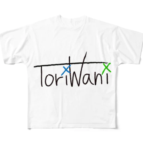 ToriWani フルグラフィックTシャツ