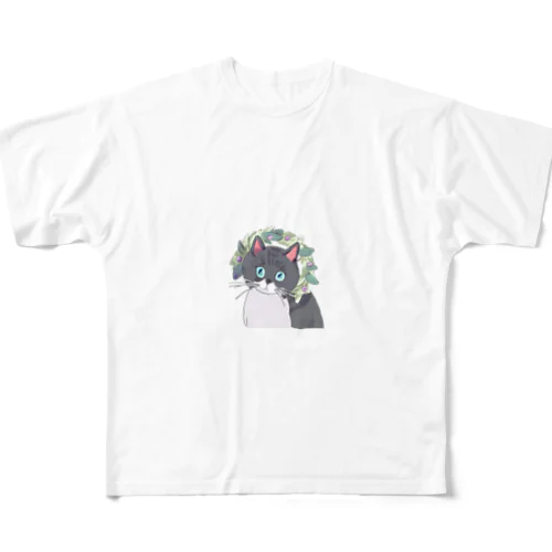 ブルーム•キティ All-Over Print T-Shirt