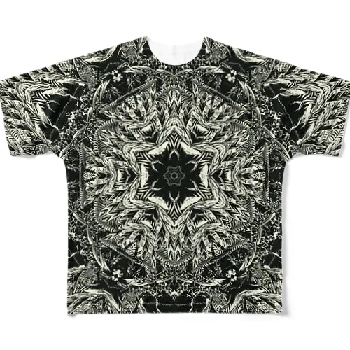 曼荼羅　五穀豊穣 All-Over Print T-Shirt