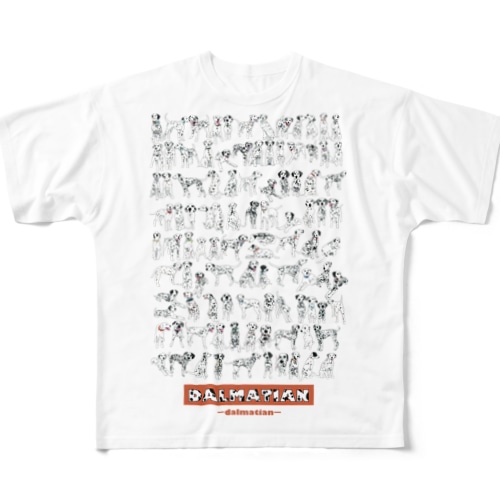 101ダルメシアン All-Over Print T-Shirt