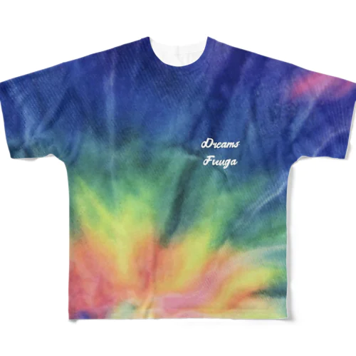 Dreams Fuuga タイダイ柄　② All-Over Print T-Shirt