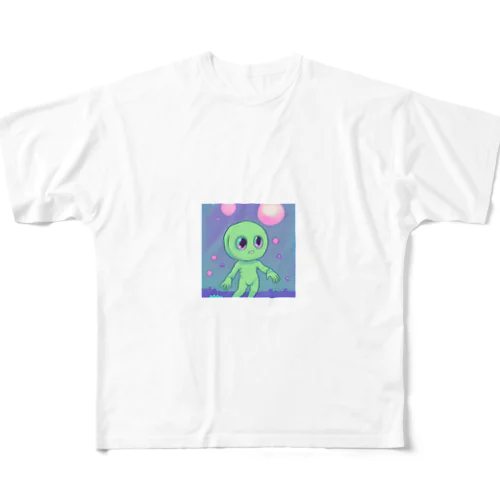 Cosmic Invader フルグラフィックTシャツ