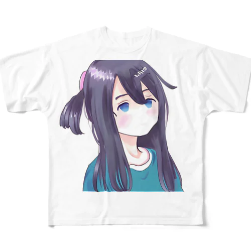 アニメ女の子グッズ フルグラフィックTシャツ