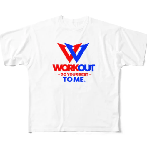 WORKOUT フルグラフィックTシャツ